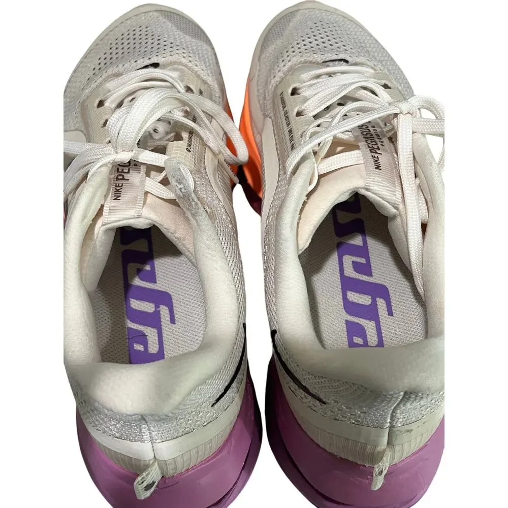 Nike Pegasus Premium Women’s 10 Chalk Orange Pulse Running Shoes HQ2593-113